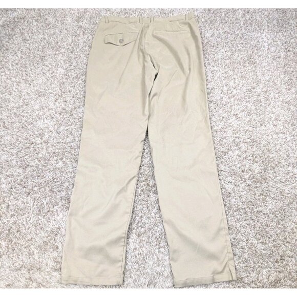 Nike Dri-Fit Golf Pants Mens 32x32 Beige Khaki Chino Performance Standard Fit - Picture 2 of 6